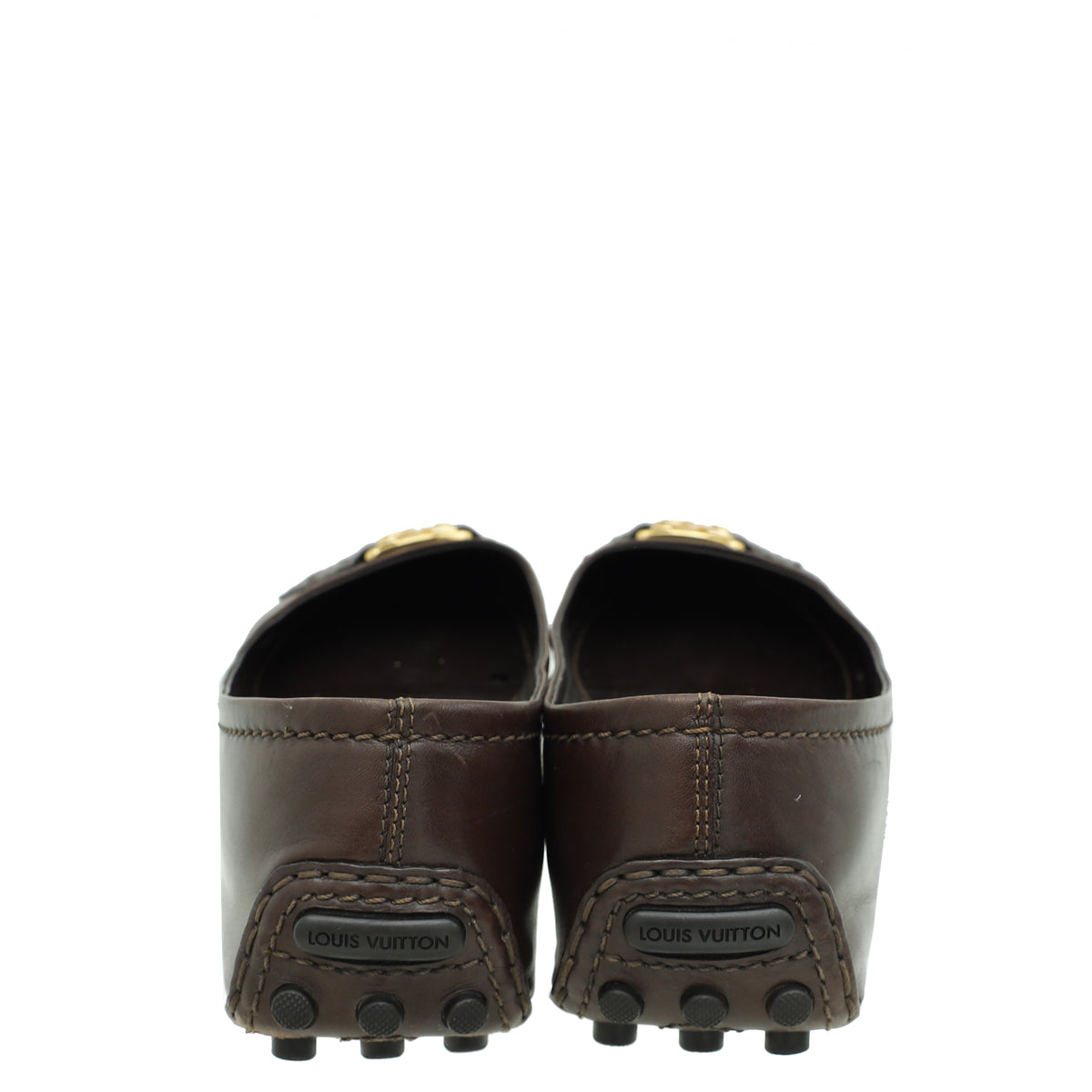 Louis Vuitton Brown Oxford Ballerina Flat 39.5