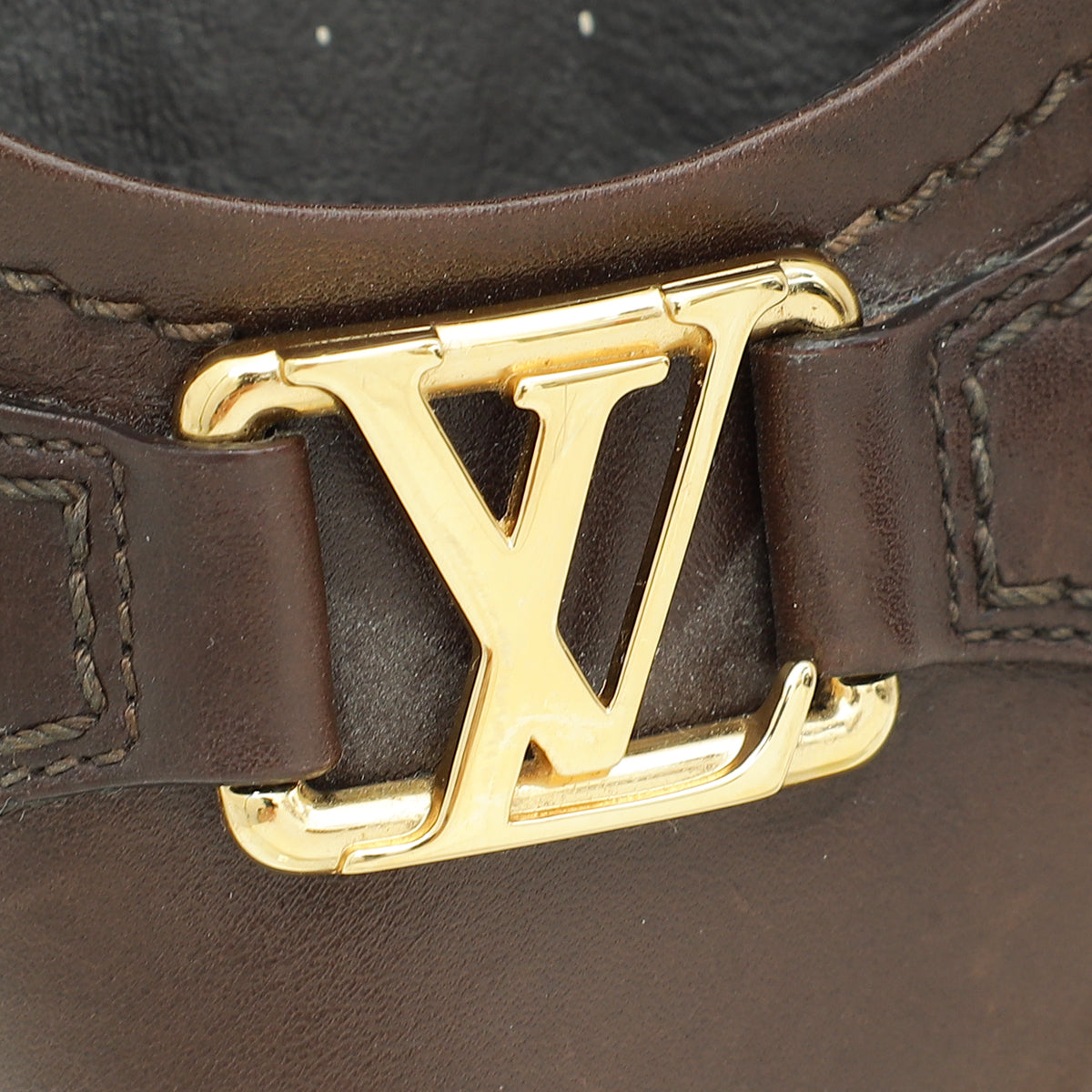 Louis Vuitton Brown Oxford Ballerina Flat 39.5