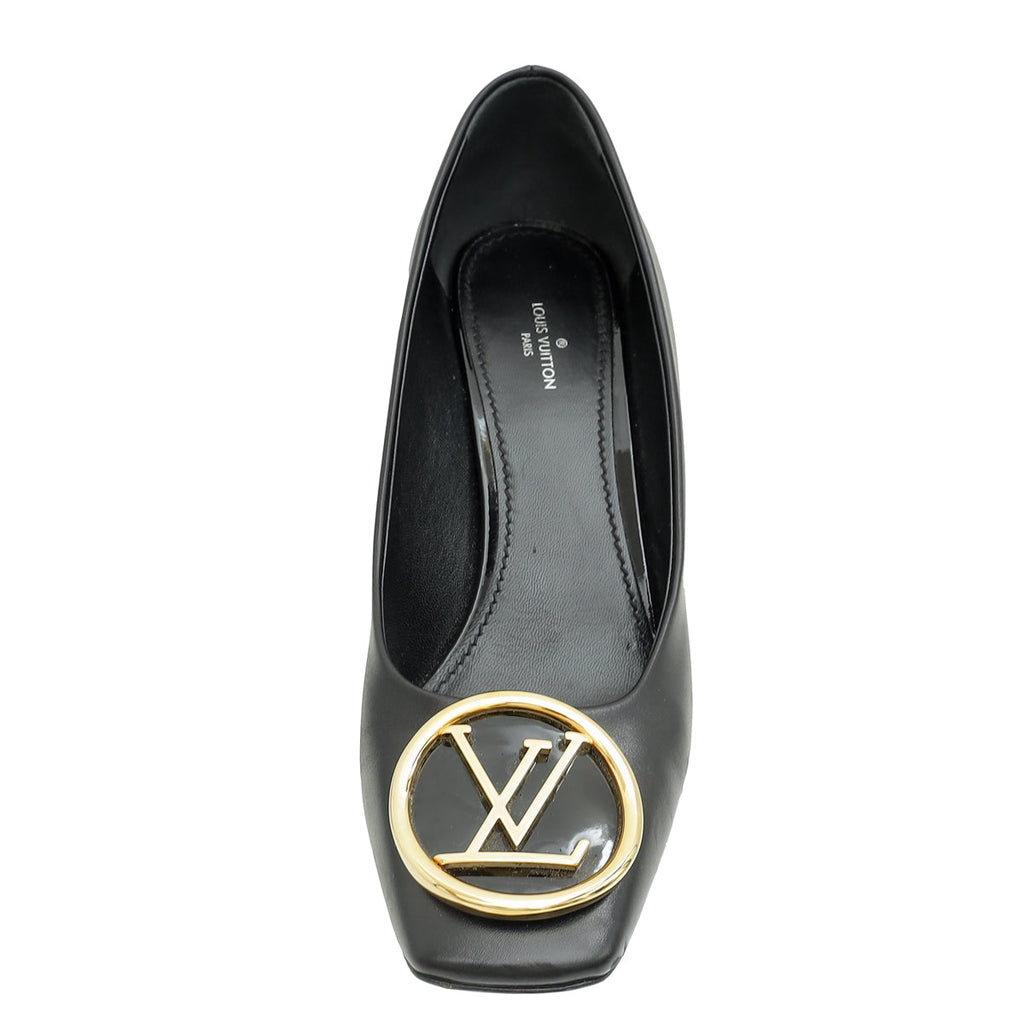 Louis Vuitton Black Madeleine Pump 39.5