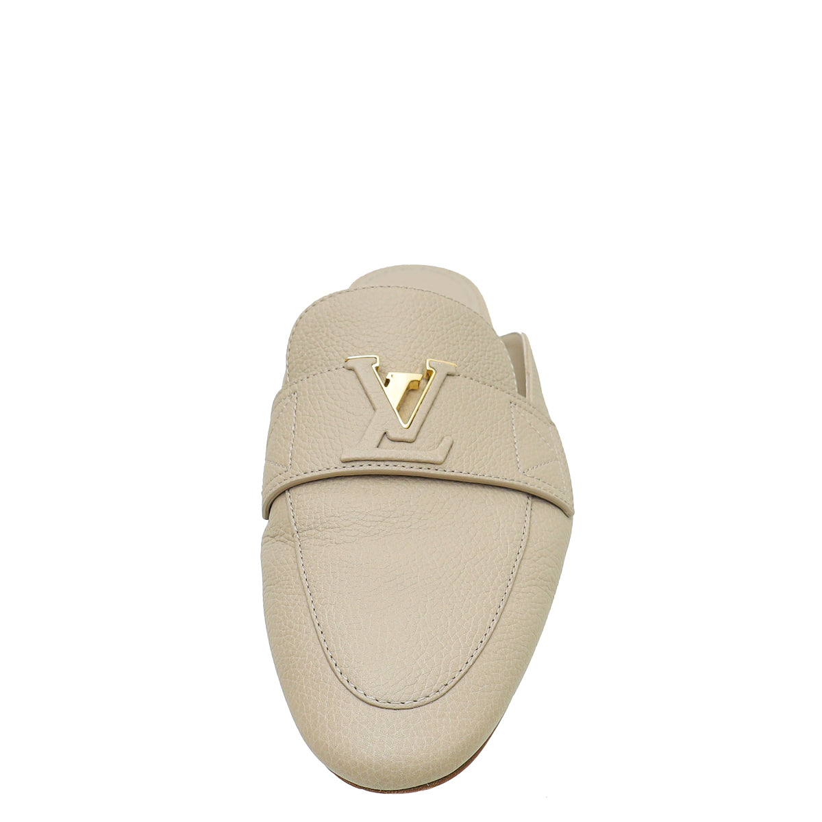 Louis Vuitton Glat Grey Capri Open Back Loafer 39