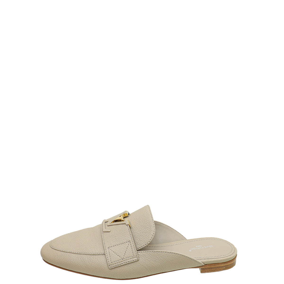 Louis Vuitton Glat Grey Capri Open Back Loafer 39