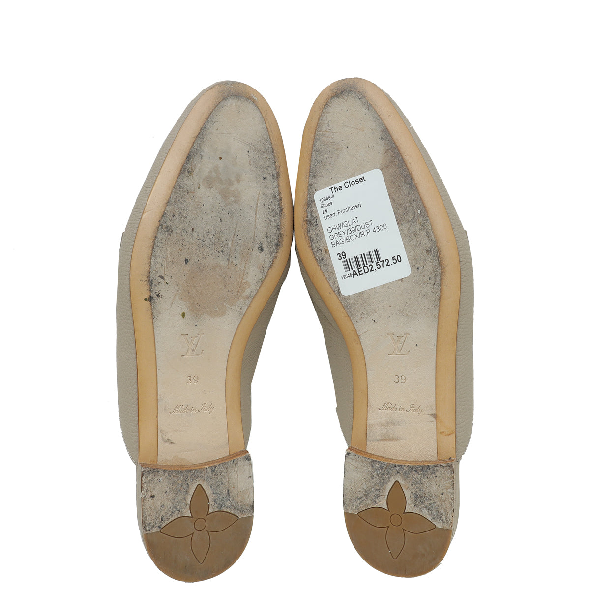 Louis Vuitton Glat Grey Capri Open Back Loafer 39