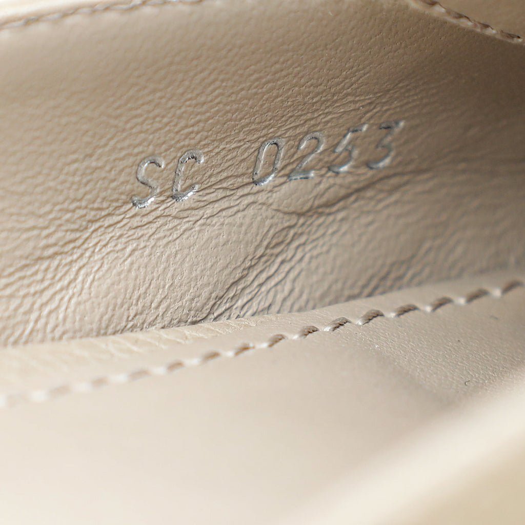 Louis Vuitton Glat Grey Capri Open Back Loafer 39