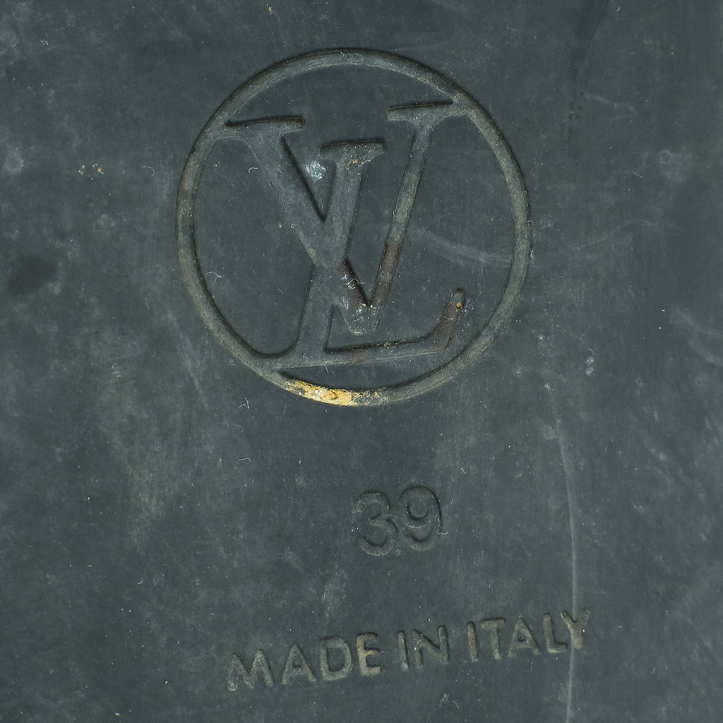 Louis Vuitton Monogram Logo Sunbath Slide Sandals 39