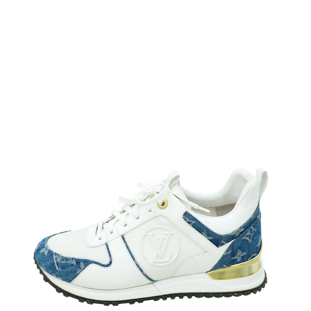 Louis Vuitton Monogram Denim Bicolor Run Away Sneaker 39