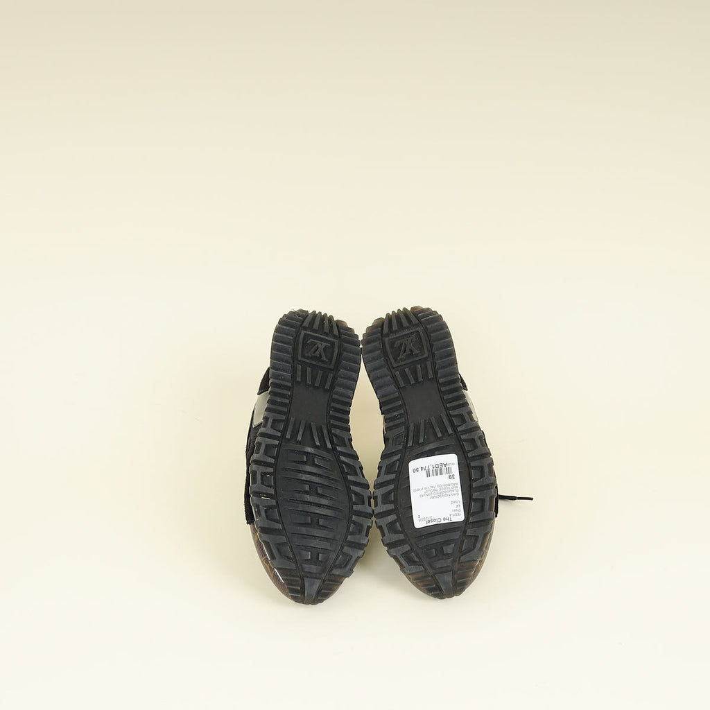 Louis Vuitton Monogram Black Run Away Sneaker 39