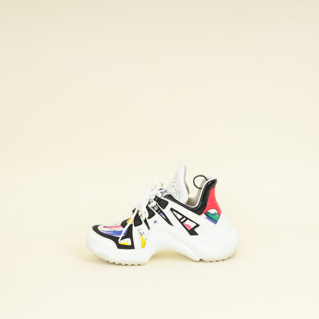 Louis Vuitton White Multicolor Archlight Sneaker 39