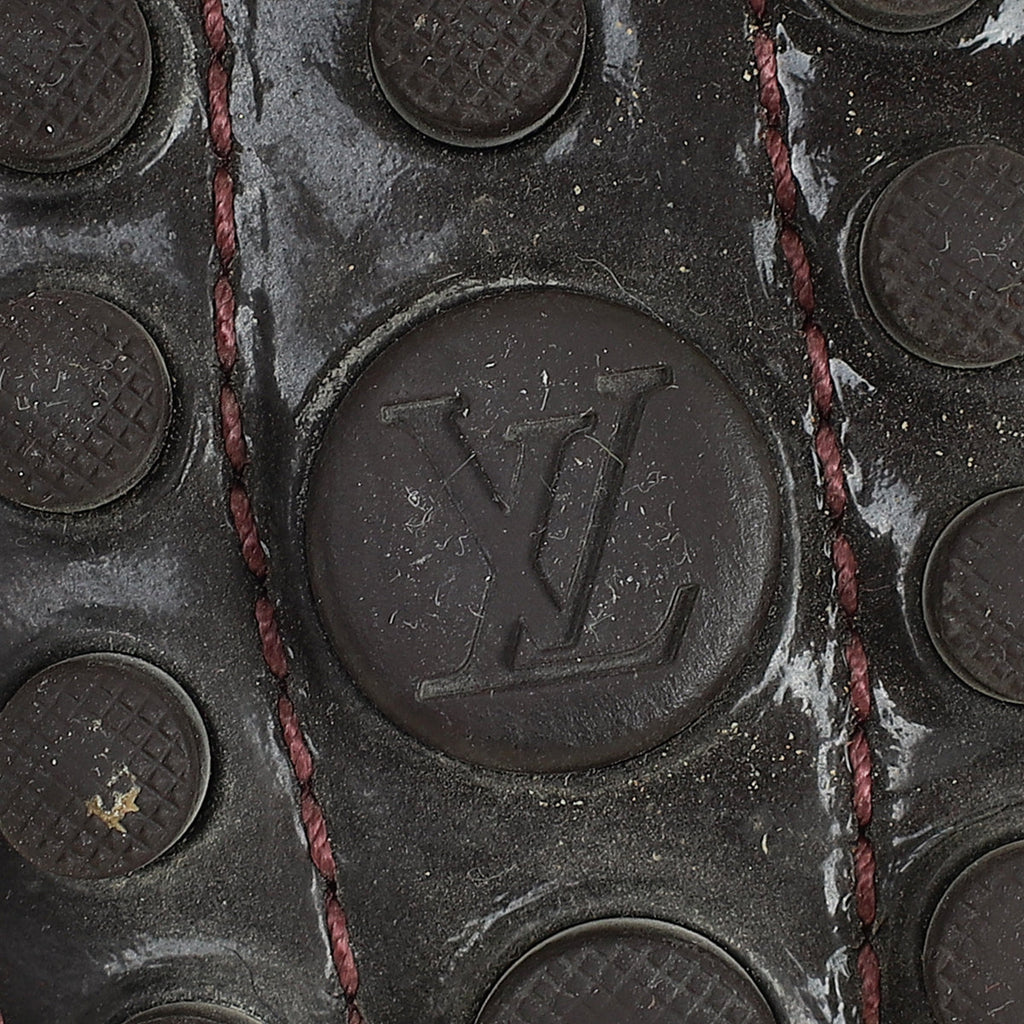Louis Vuitton Amarante Initial Oxford Loafers 39