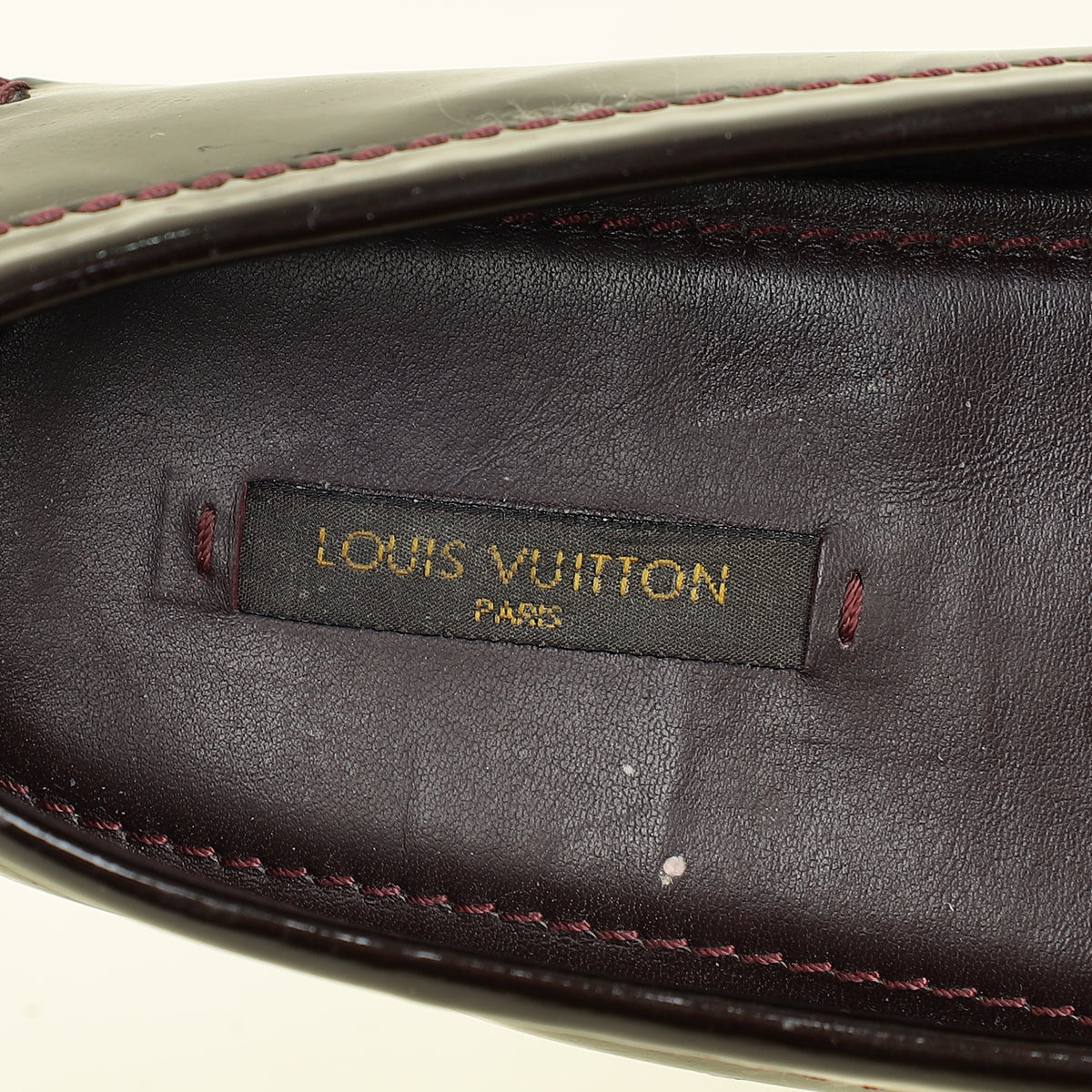 Louis Vuitton Amarante Initial Oxford Loafers 39