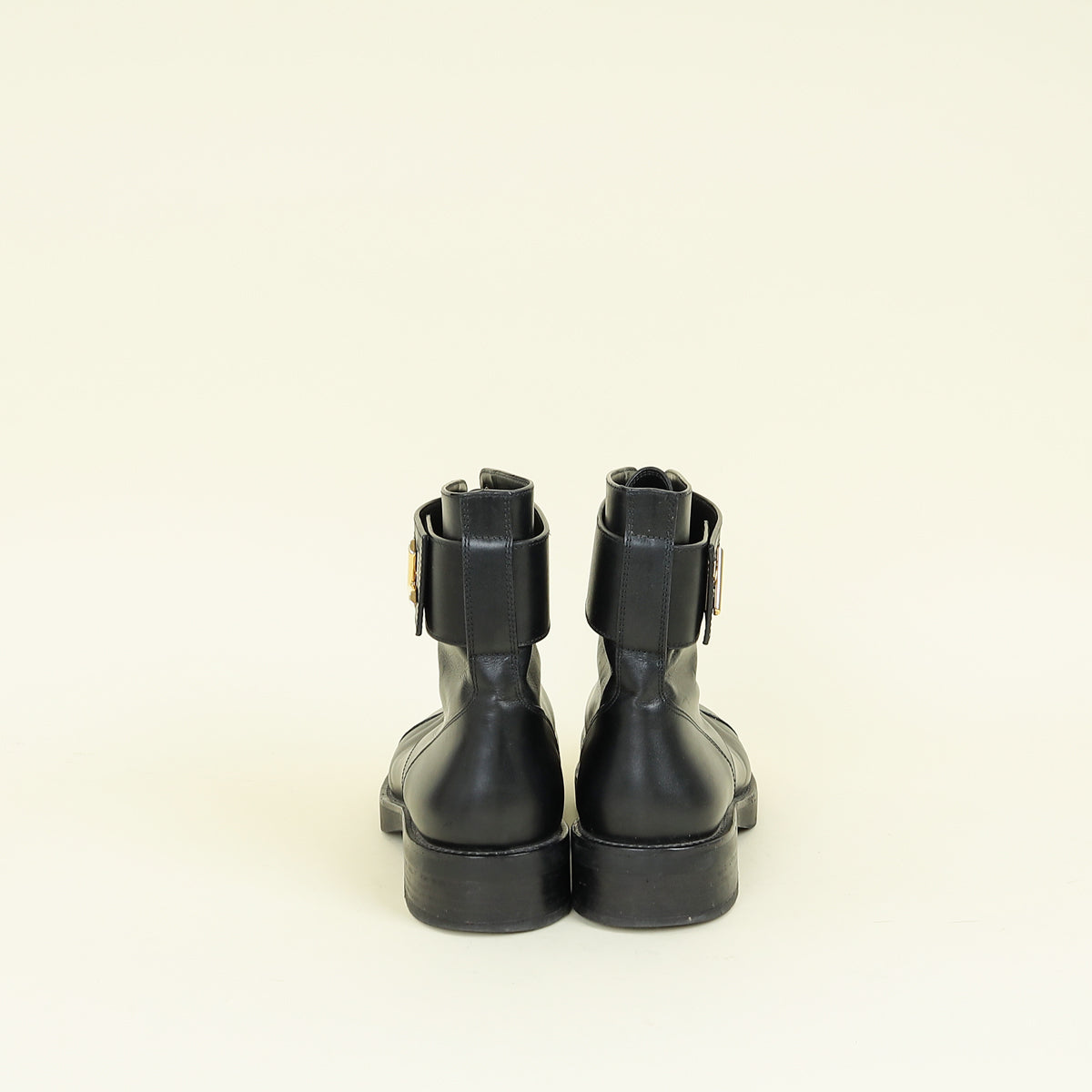 Louis Vuitton Black Wonderland Flat Ranger Boots 39