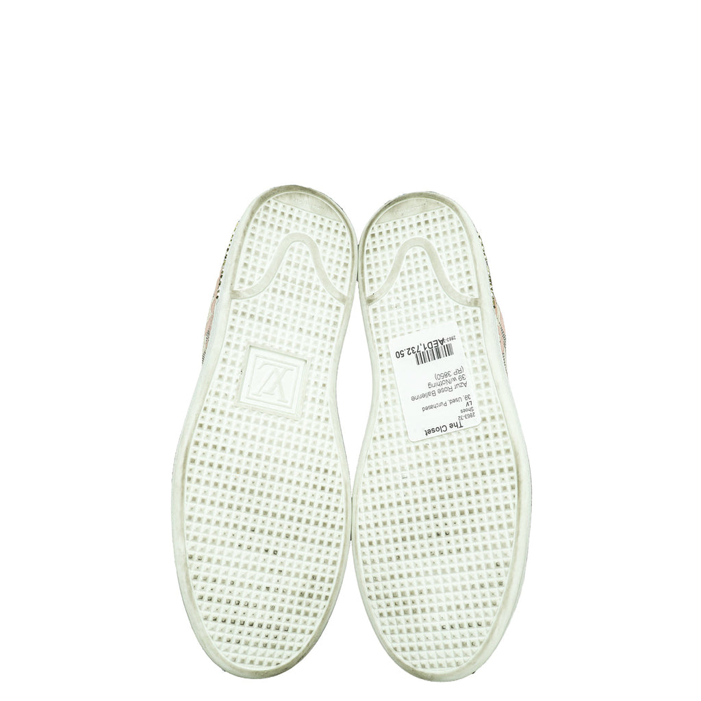 Louis Vuitton Azur Rose Ballerine Tahitienne Bora Bora Sneakers 39