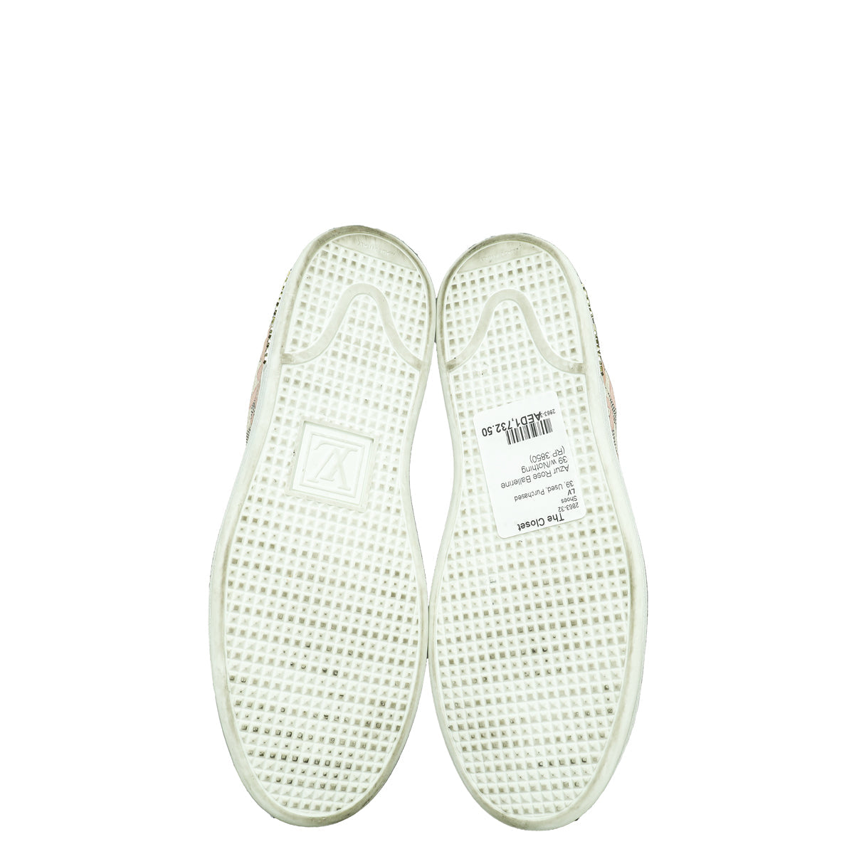 Louis Vuitton Azur Rose Ballerine Tahitienne Bora Bora Sneakers 39