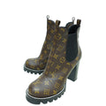 Louis Vuitton Monogram Beaubourg Ankle Boots 39