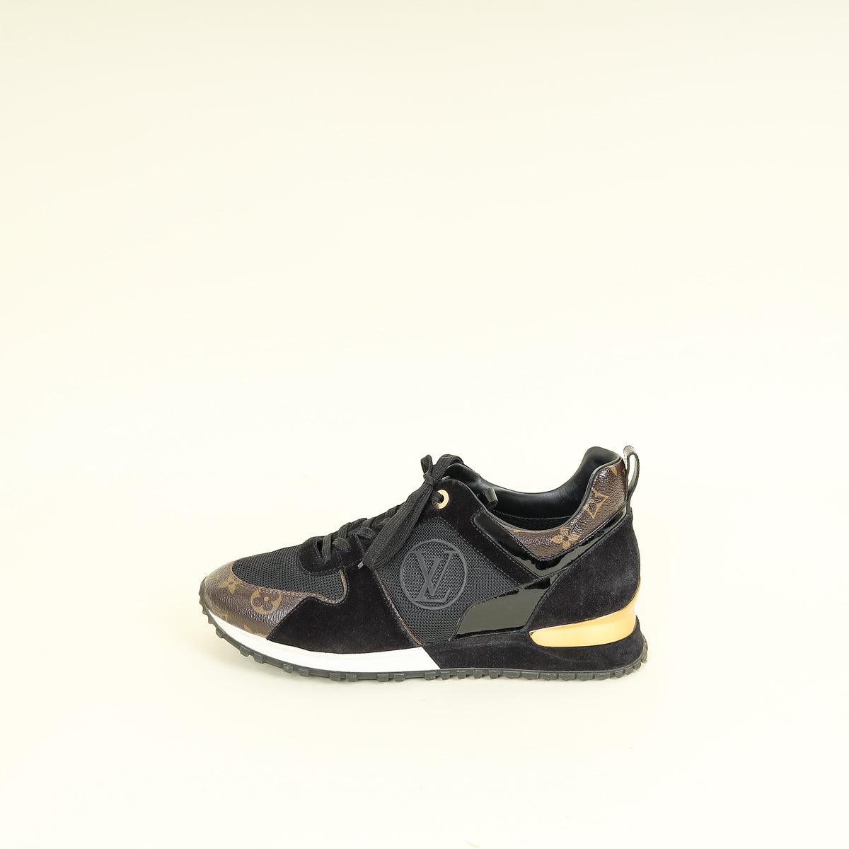 Louis Vuitton Black Monogram Run Away Sneaker 40.5
