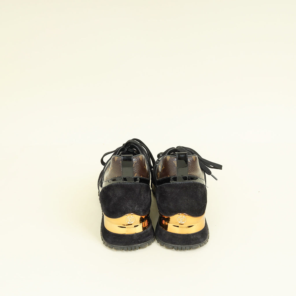 Louis Vuitton Black Monogram Run Away Sneaker 40.5