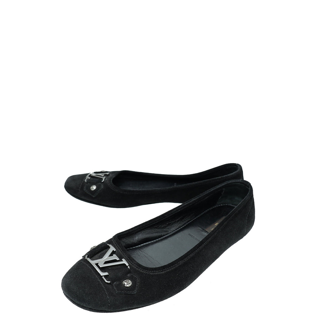 Louis Vuitton Black Suede Monte Carlo Moccasin Loafers 40