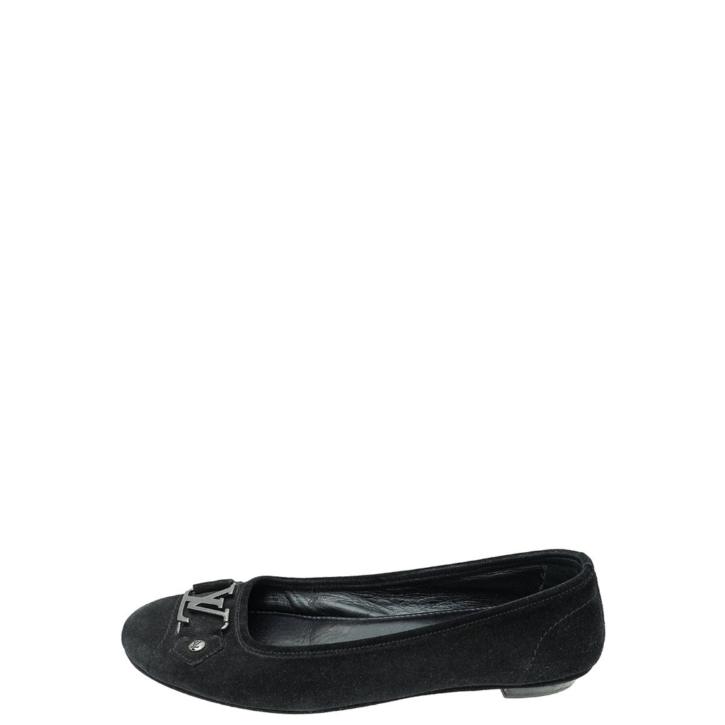 Louis Vuitton Black Suede Monte Carlo Moccasin Loafers 40