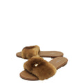 Louis Vuitton Bicolor Mink Fur Lock It Flat Mule 40