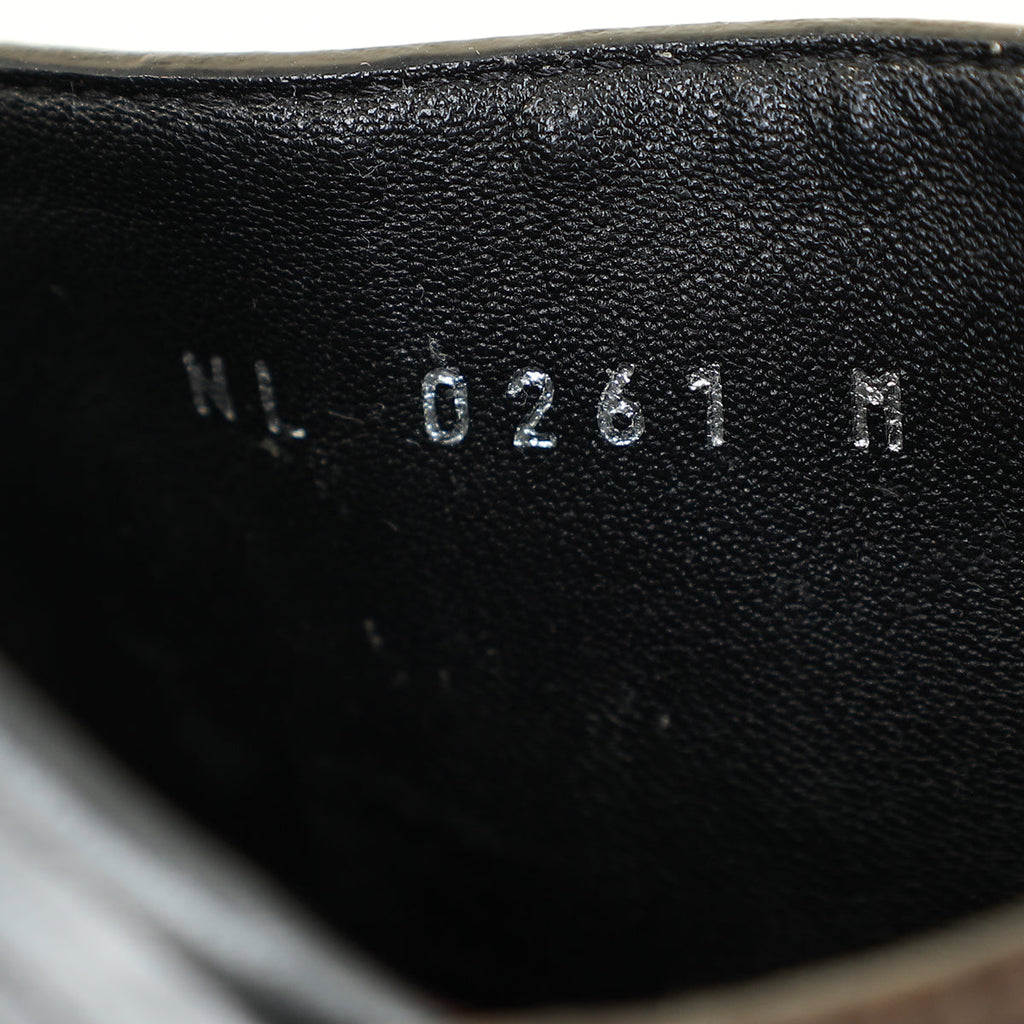 Louis Vuitton Monogram Black Lockit Mules 40