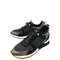 Louis Vuitton Monogram Black Run Away Sneaker 40