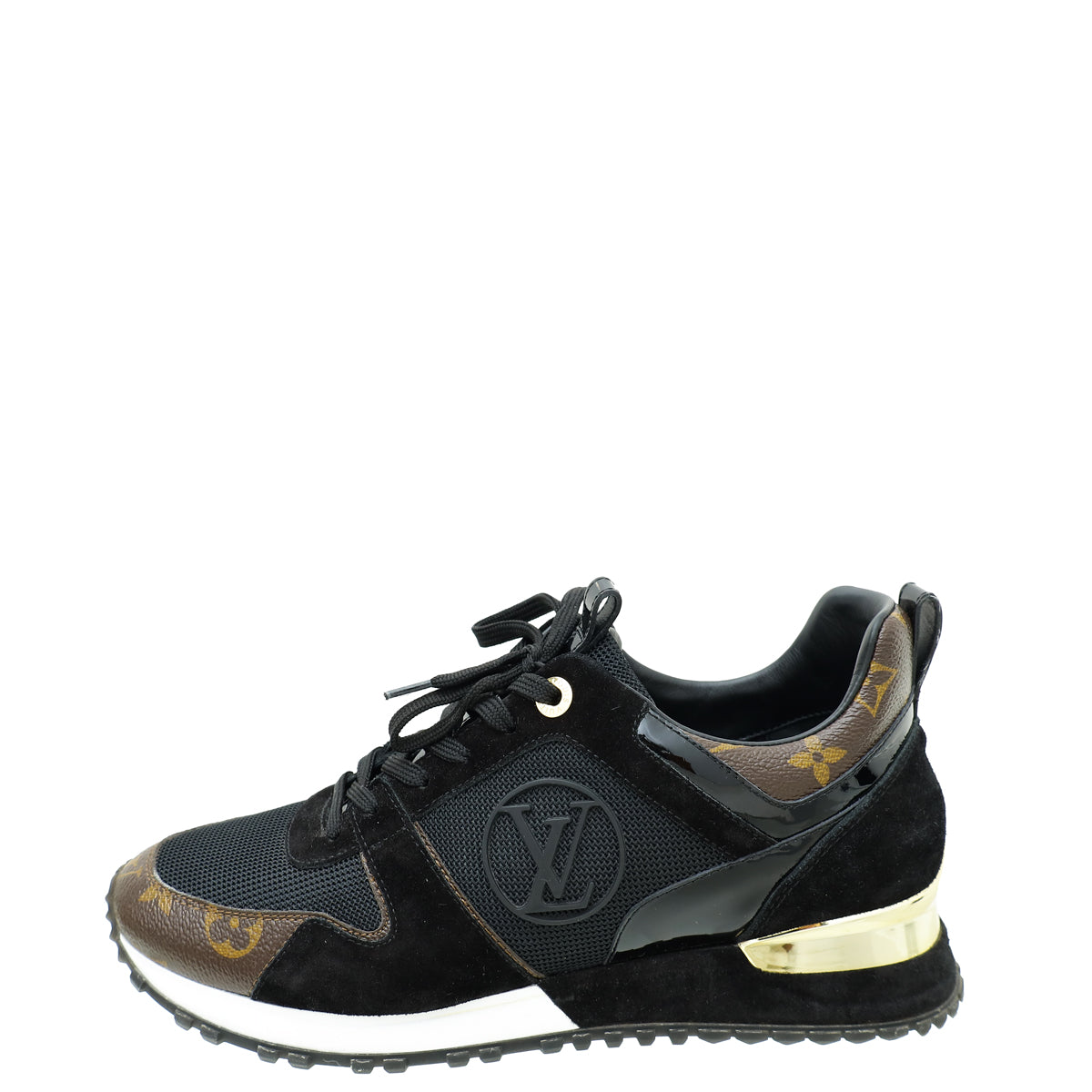 Louis Vuitton Monogram Black Run Away Sneaker 40