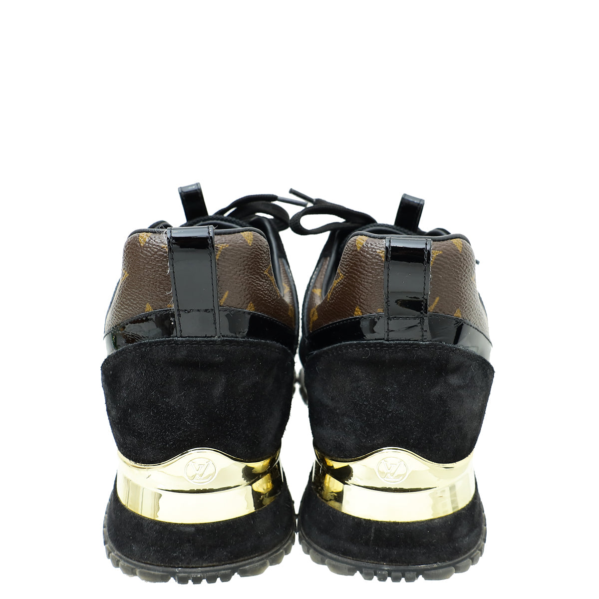 Louis Vuitton Monogram Black Run Away Sneaker 40