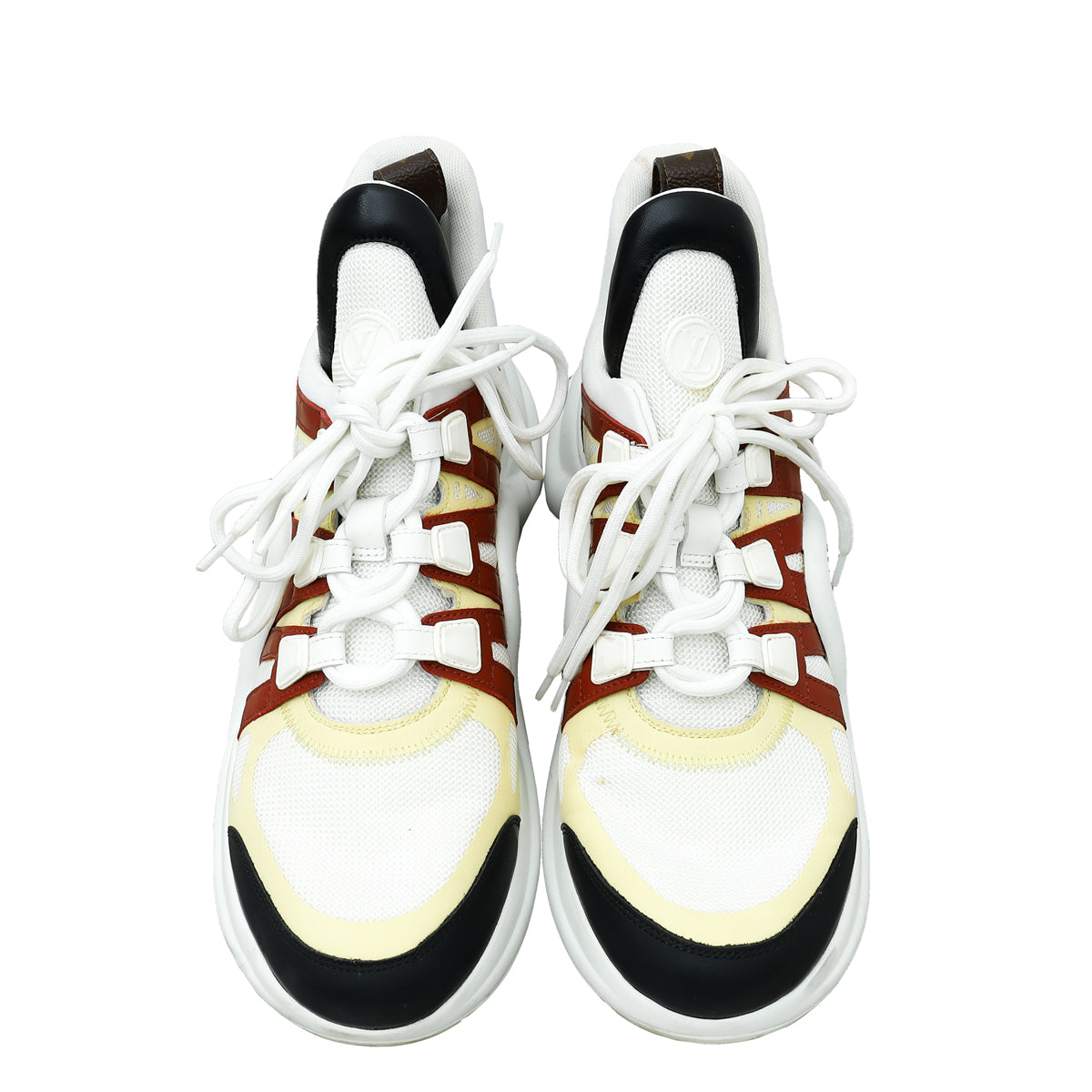 Louis Vuitton White Multicolor Archlight Trainer Sneaker 40