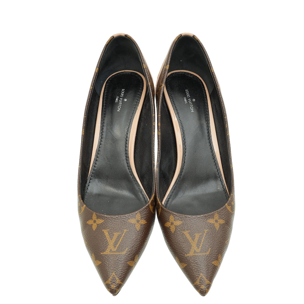 Louis Vuitton Monogram Nude Cherie Pump 40