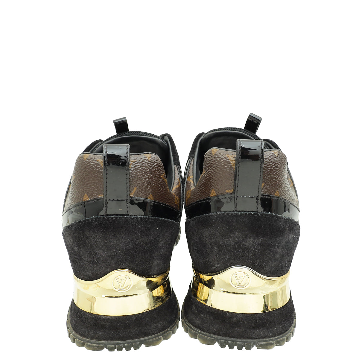 Louis Vuitton Monogram Black Run Away Sneaker 40