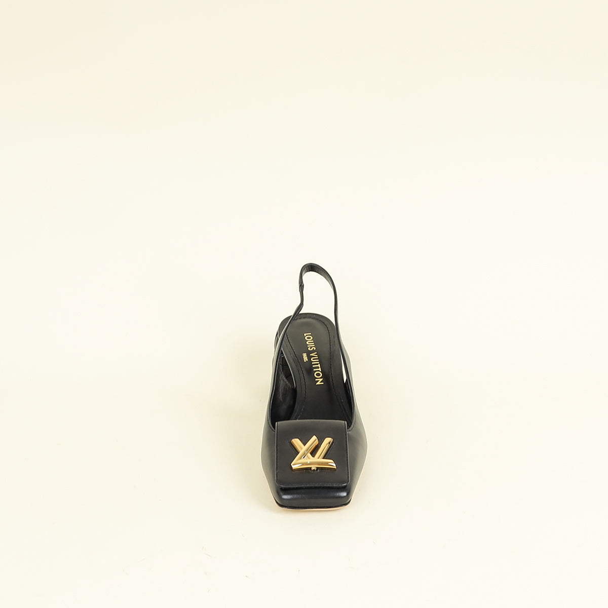 Louis Vuitton Black Shake Slingback Pumps 40