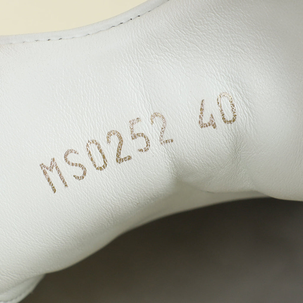 Louis Vuitton White Monogram Embossed Time Out Sneaker 40