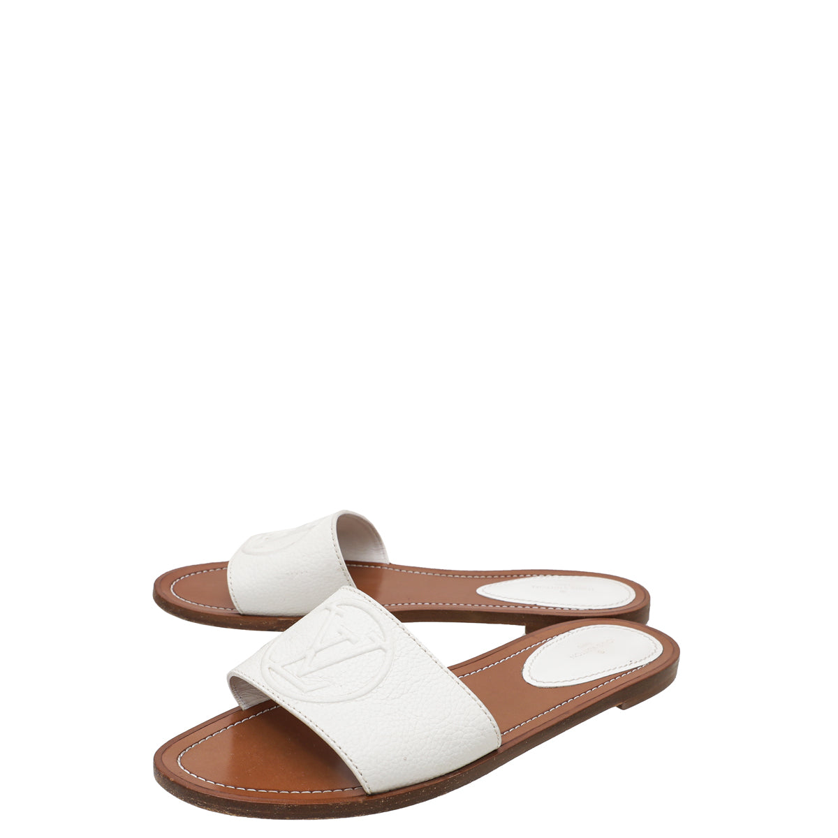 Louis Vuitton Bicolor Lock it Flat Mules 40