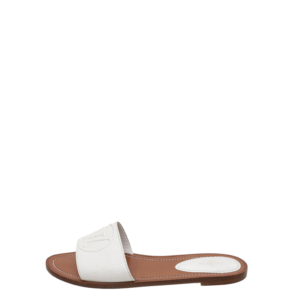 Louis Vuitton Bicolor Lock it Flat Mules 40
