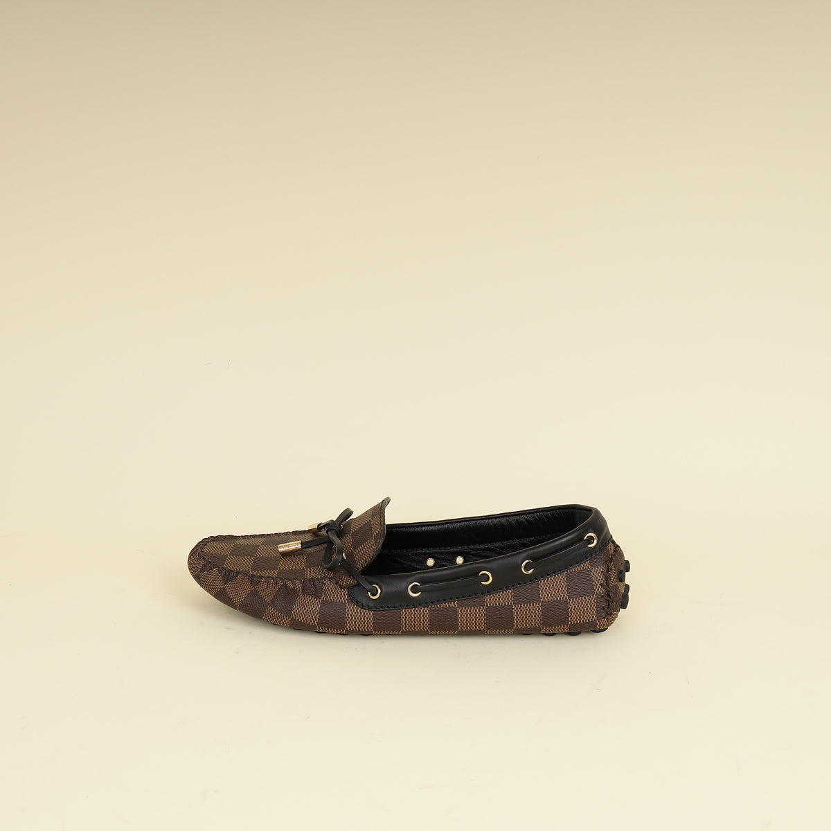 Louis Vuitton Damier Ebene Driver Moccasin Loafer 40