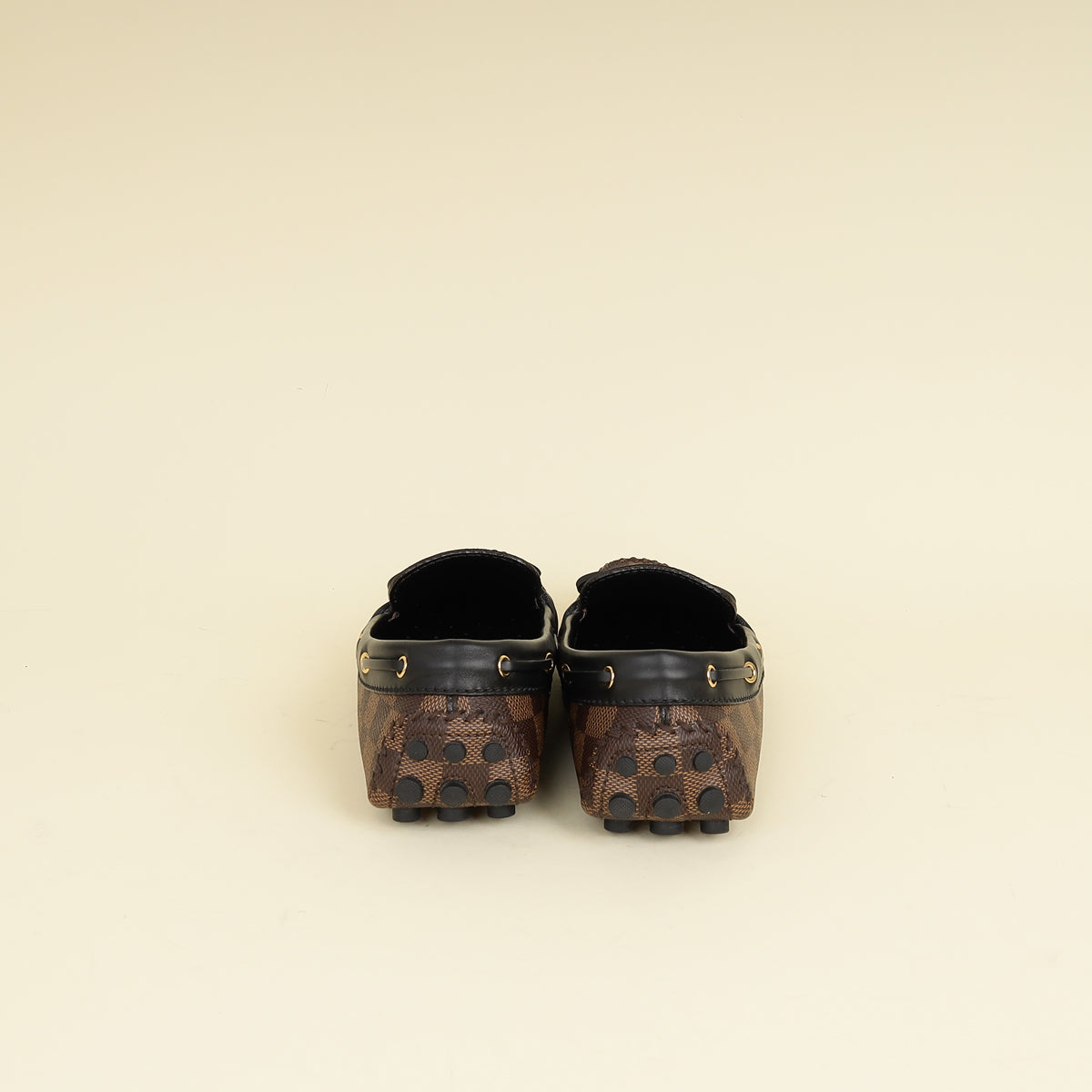 Louis Vuitton Damier Ebene Driver Moccasin Loafer 40