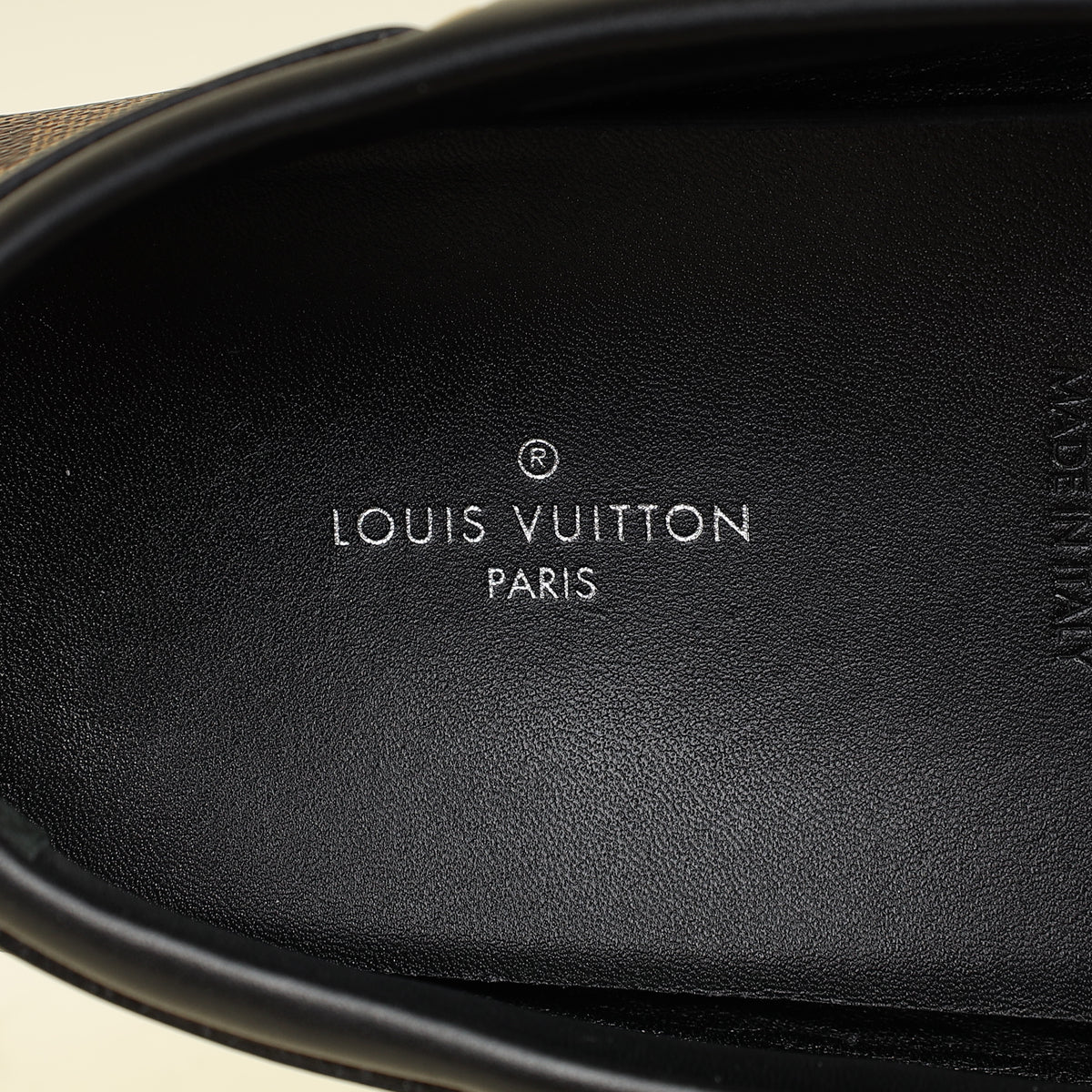 Louis Vuitton Damier Ebene Driver Moccasin Loafer 40