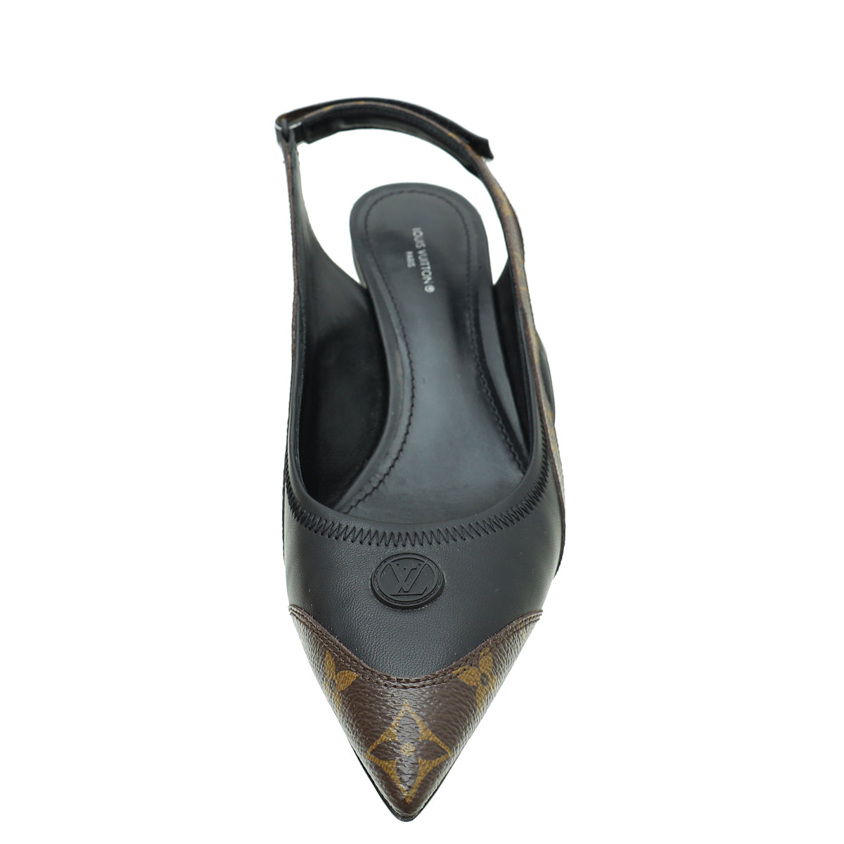 Louis Vuitton Monogram Bicolor Archlight Slingback Pump 40