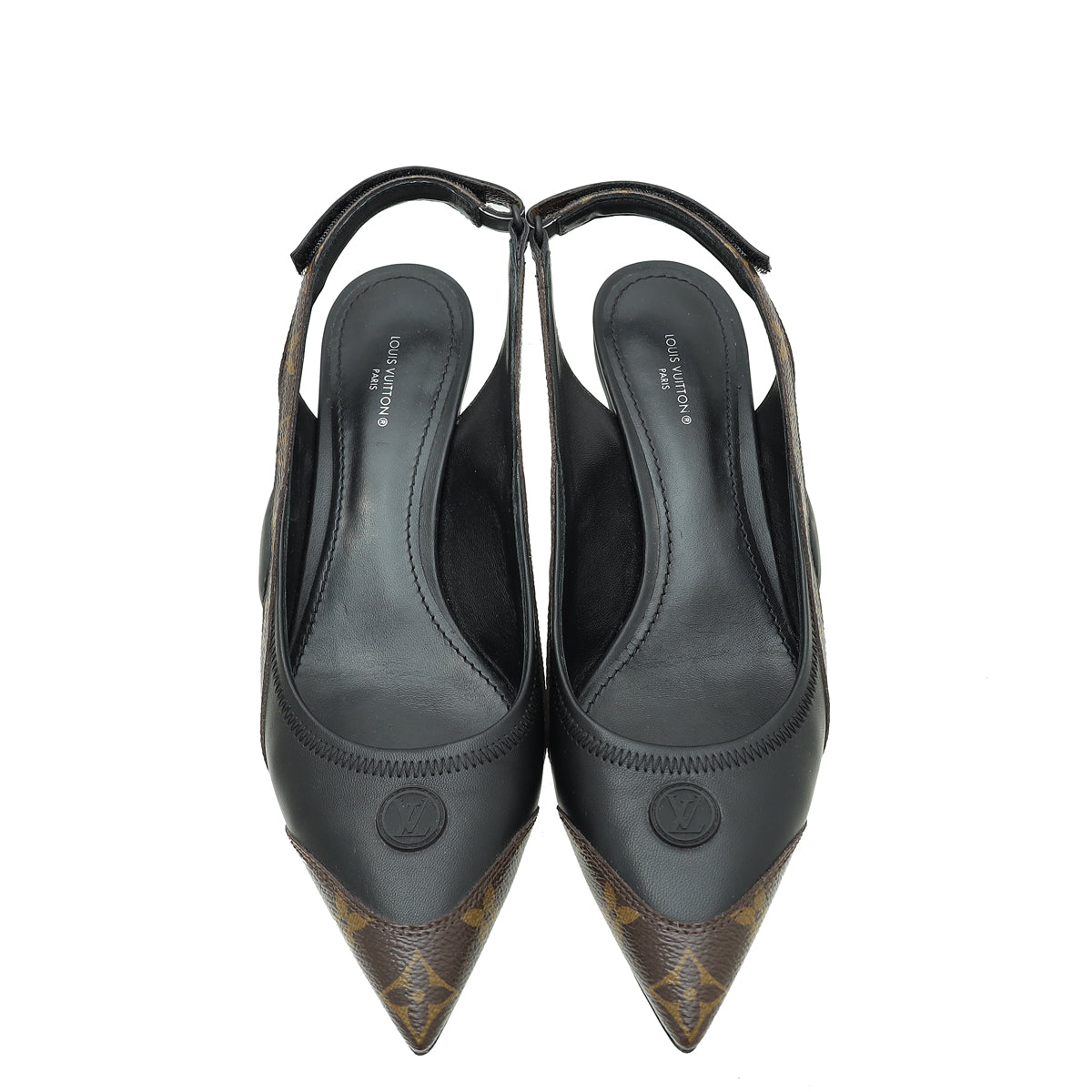Louis Vuitton Monogram Bicolor Archlight Slingback Pump 40