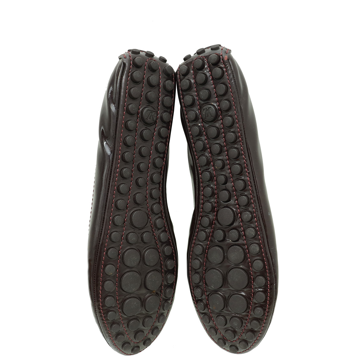 Louis Vuitton Amarante Oxford Ballerina Flats 41.5