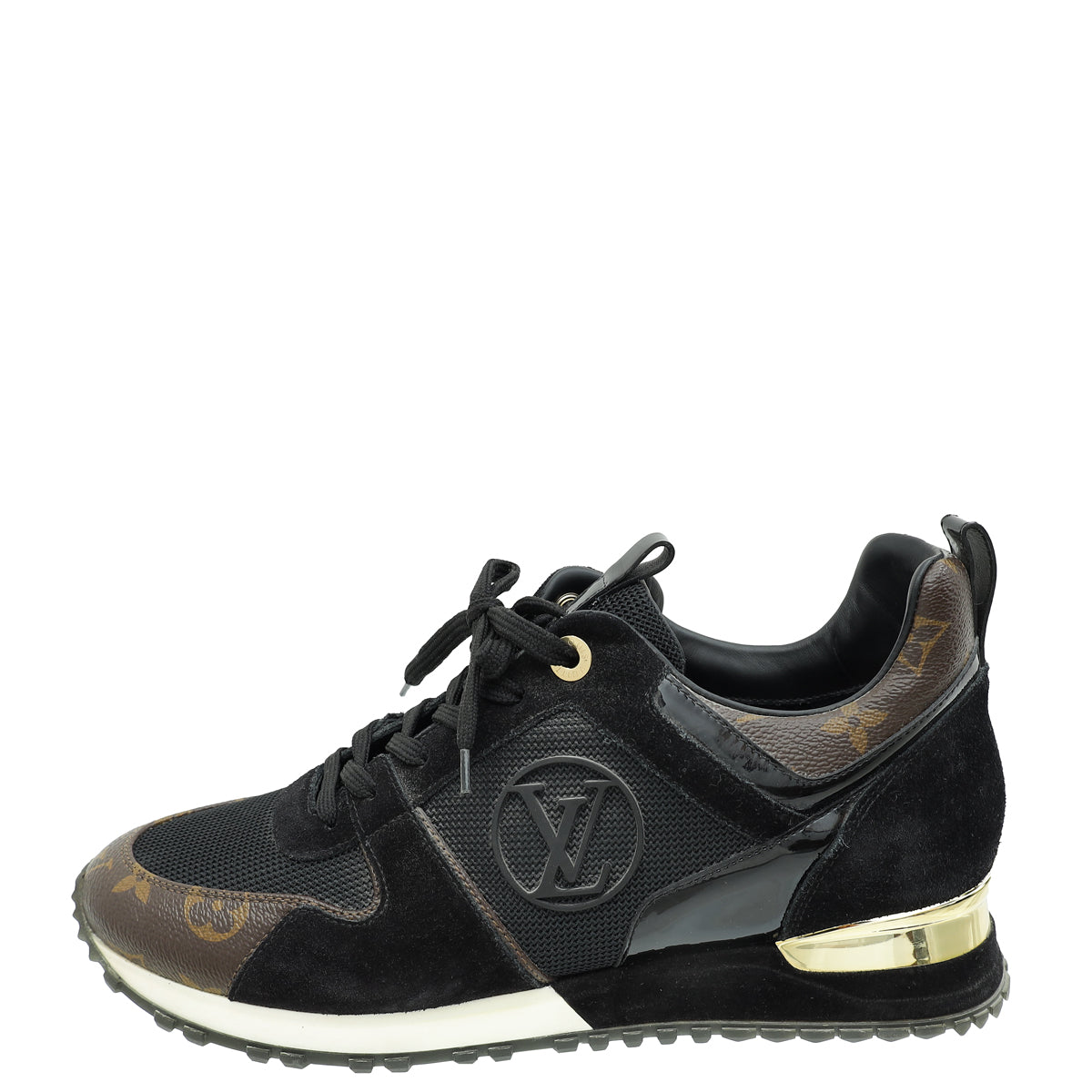 Louis Vuitton Monogram Black Run Away Sneaker 41