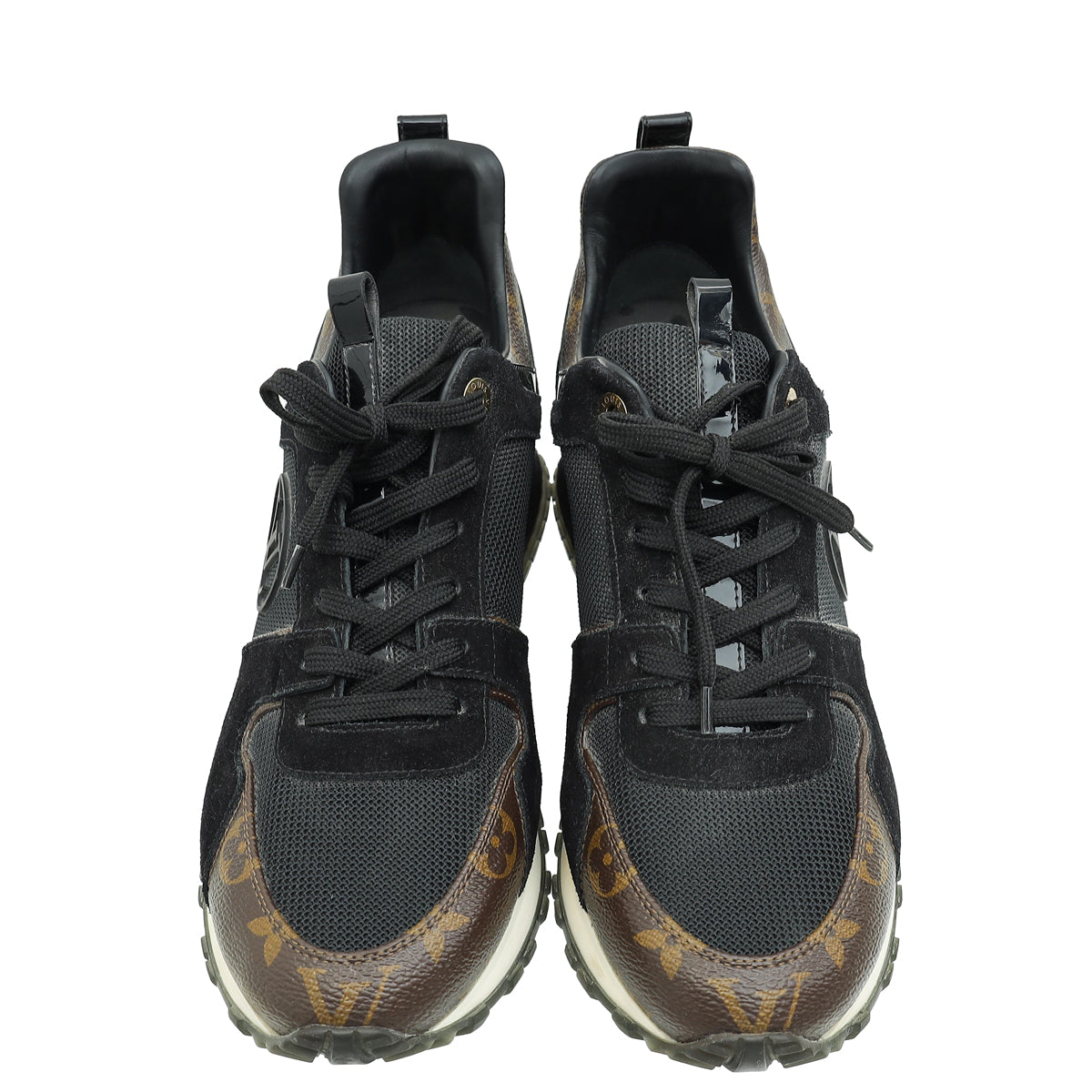 Louis Vuitton Monogram Black Run Away Sneaker 41