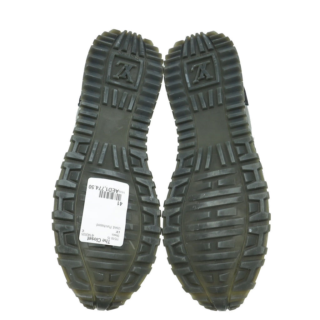 Louis Vuitton Monogram Black Run Away Sneaker 41