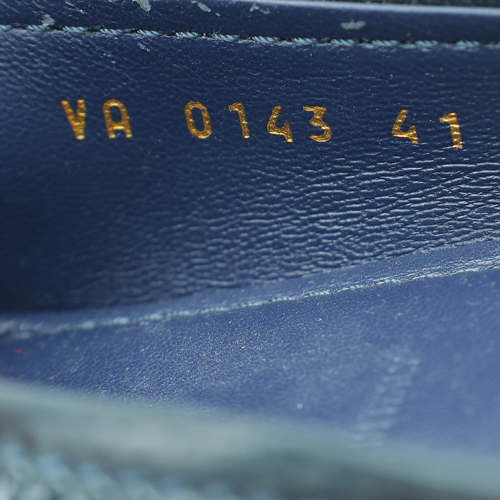 Louis Vuitton Indigo Blue Vernis Oxford Ballerina Flats 41