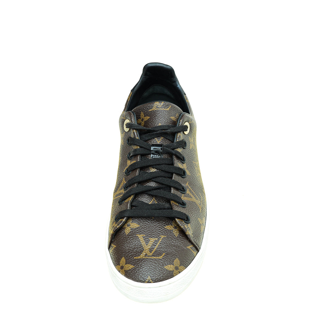 Louis Vuitton Monogram Black Frontrow Sneakers 41