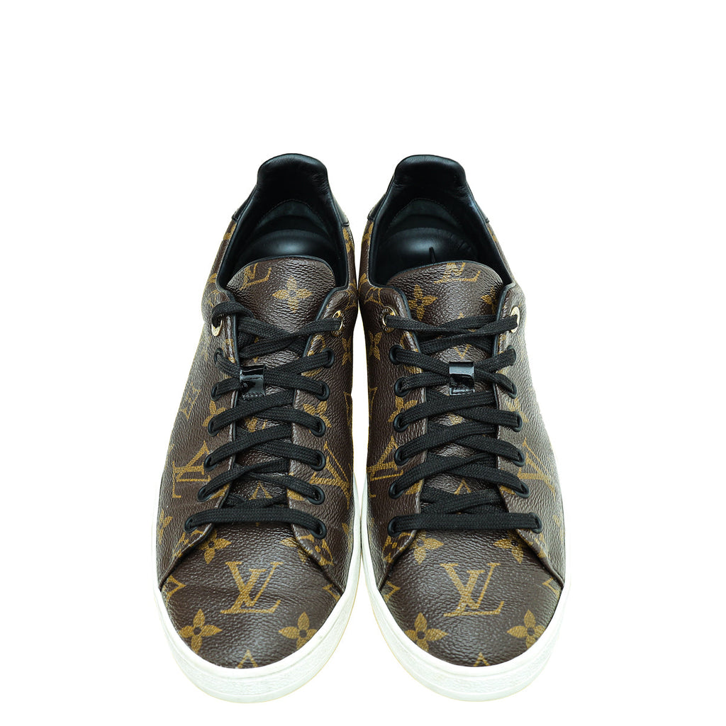 Louis Vuitton Monogram Black Frontrow Sneakers 41