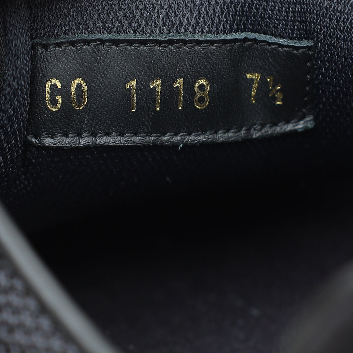 Louis Vuitton Black Runner Sneaker 7.5