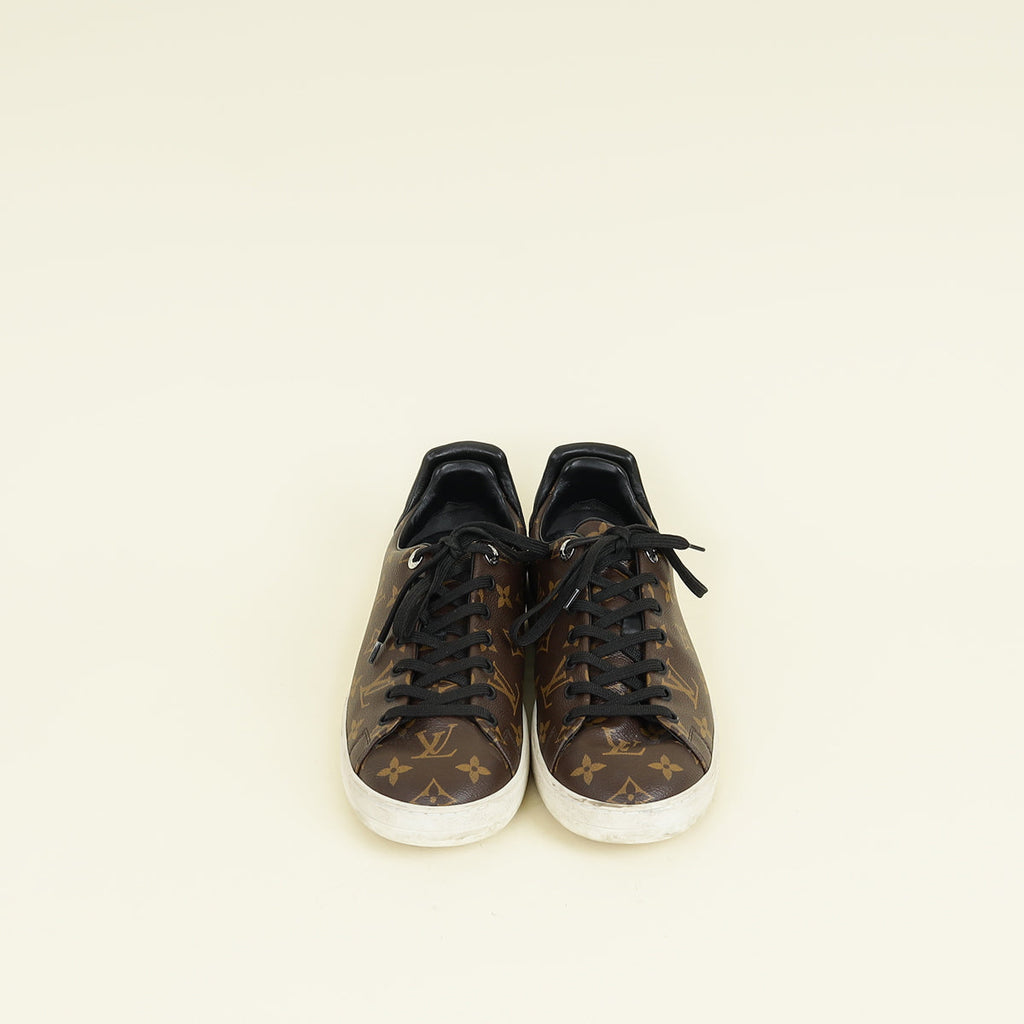 Louis Vuitton Brown Monogram Frontrow Sneaker 7.5