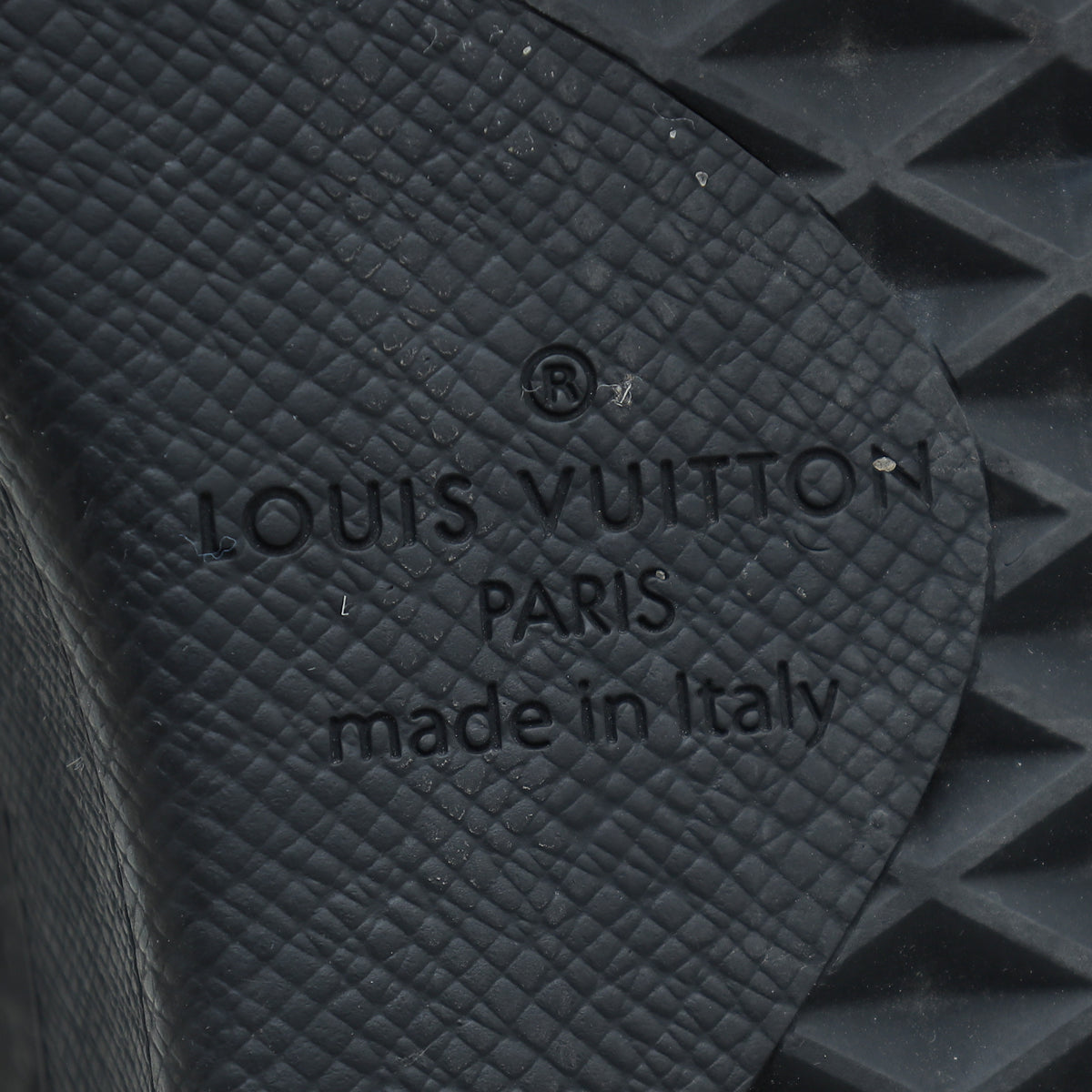 Louis Vuitton Black Monogram Embossed Luxembourg Trainer Sneaker 7