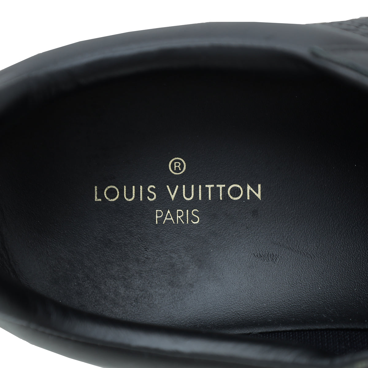 Louis Vuitton Black Monogram Embossed Luxembourg Trainer Sneaker 7