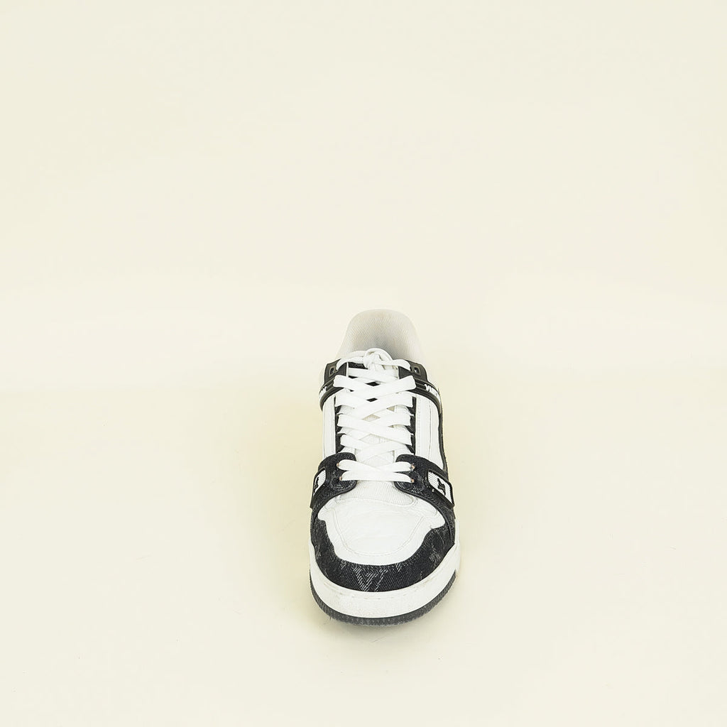 Louis Vuitton Denim Monogram Trainer Sneaker 7